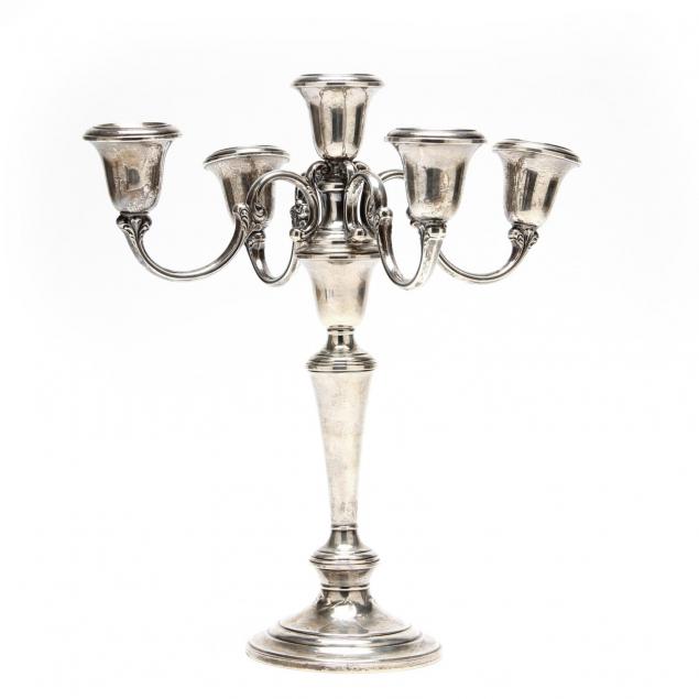 a-gorham-puritan-sterling-silver-five-light-candelabrum