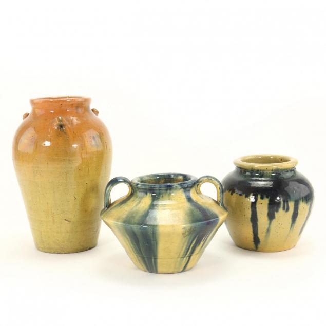 nc-pottery-three-c-r-auman-pottery-pieces