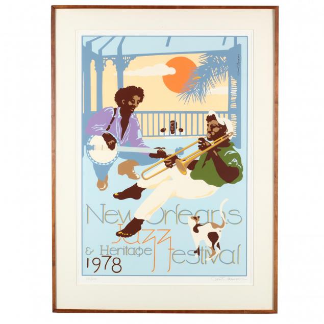 1978-artist-signed-new-orleans-jazz-festival-poster