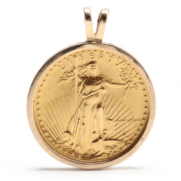 pendant-with-1986-quarter-ounce-gold-eagle