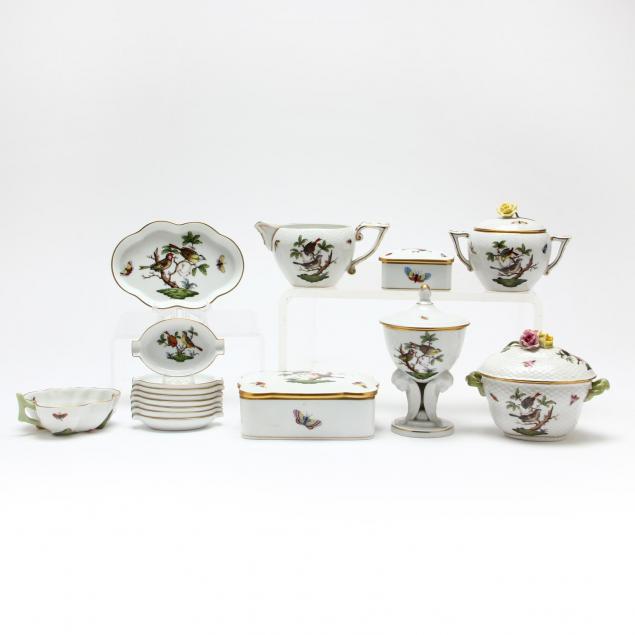 herend-rothschild-porcelain-grouping