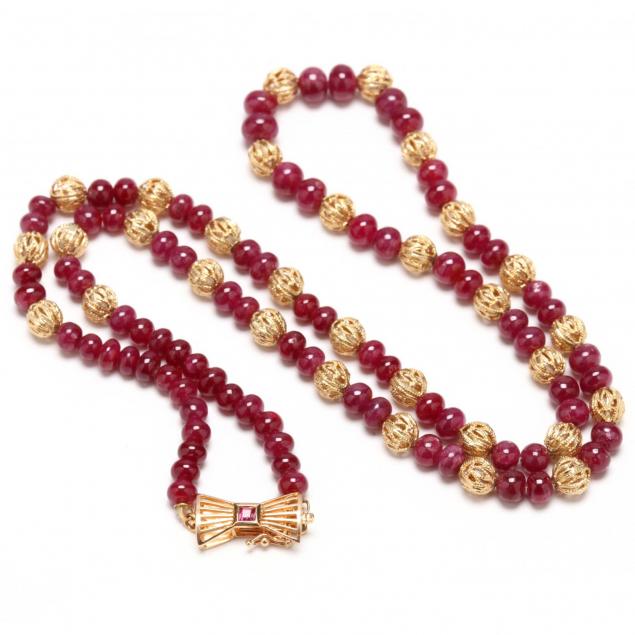14kt-gold-and-ruby-bead-necklace