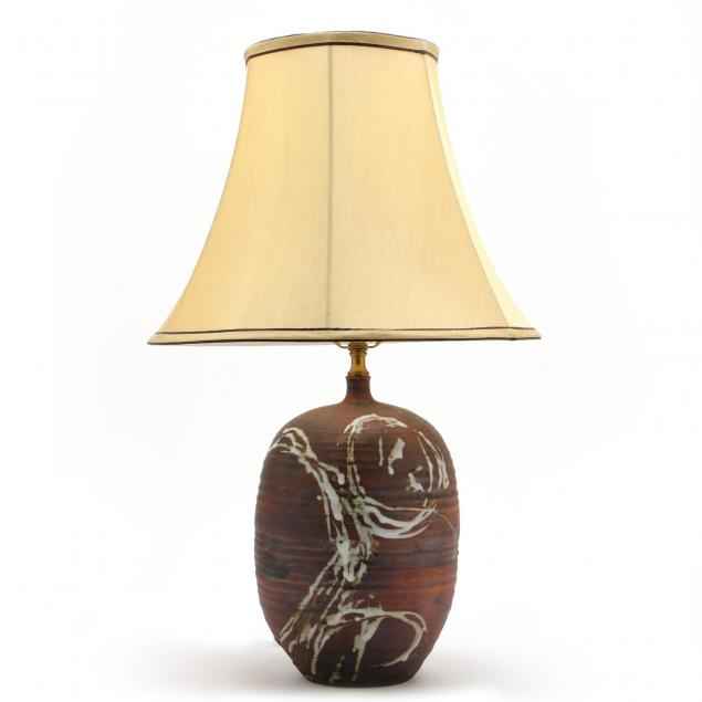 mid-century-art-pottery-table-lamp