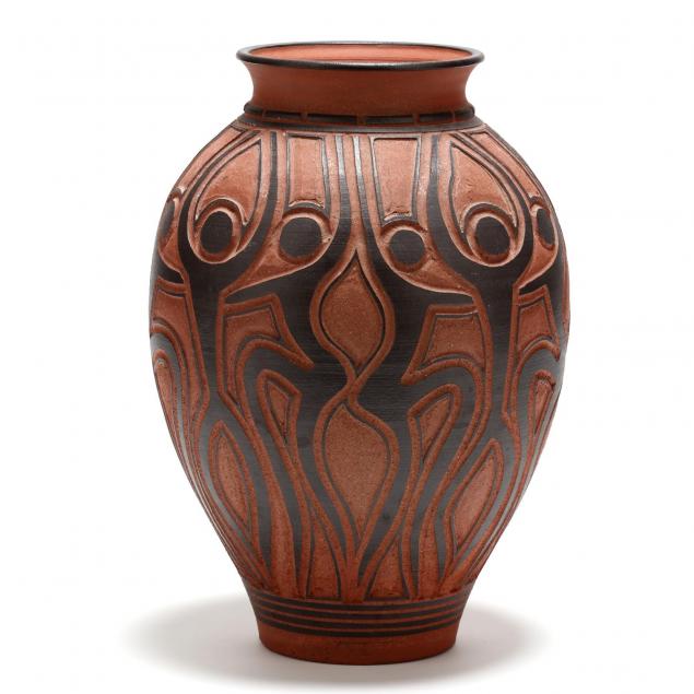 art-pottery-baluster-vase