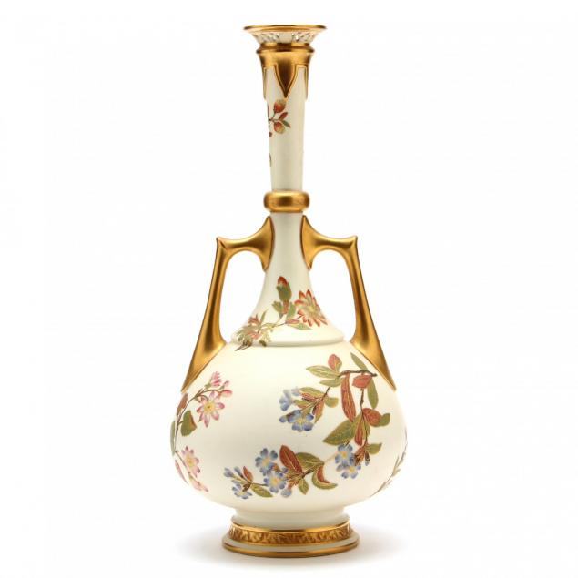 royal-worcester-blush-ivory-specimen-vase