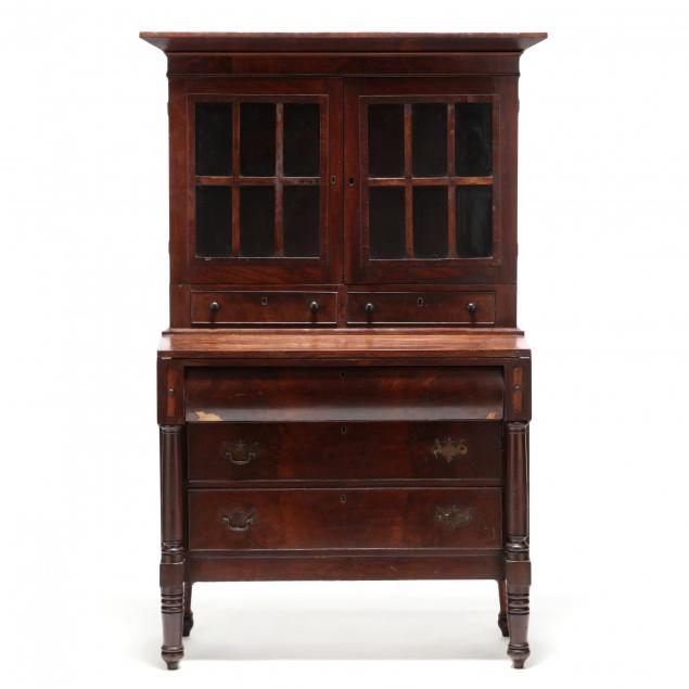 american-classical-secretary-bookcase