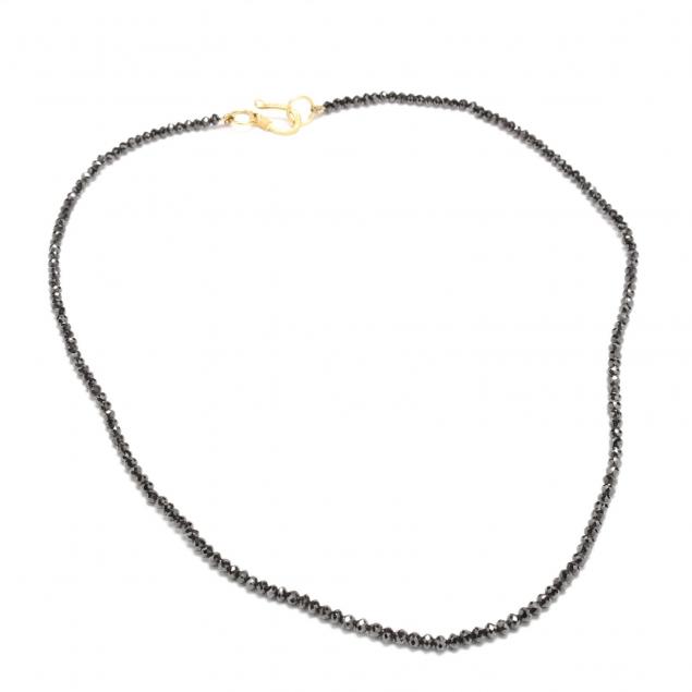 18kt-gold-and-black-diamond-necklace