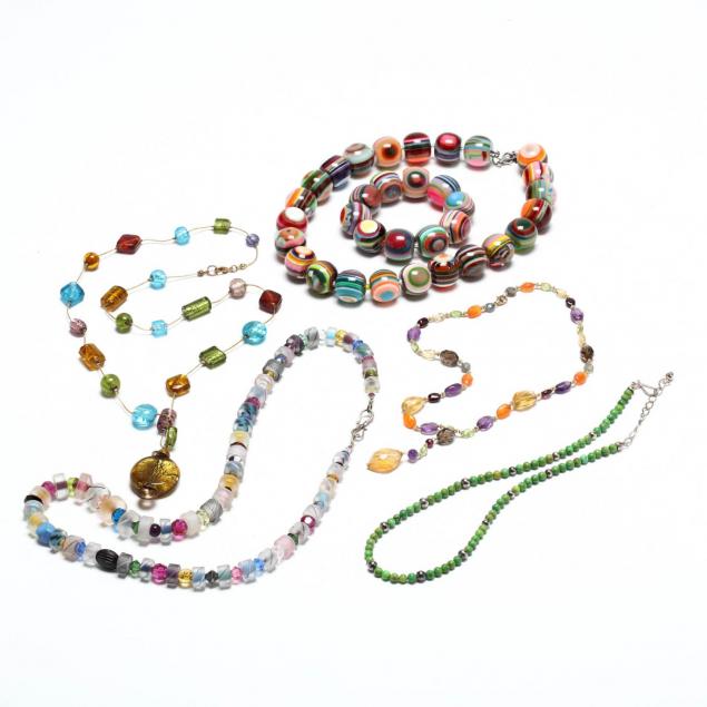 6-pcs-multi-colored-beaded-jewelry-group