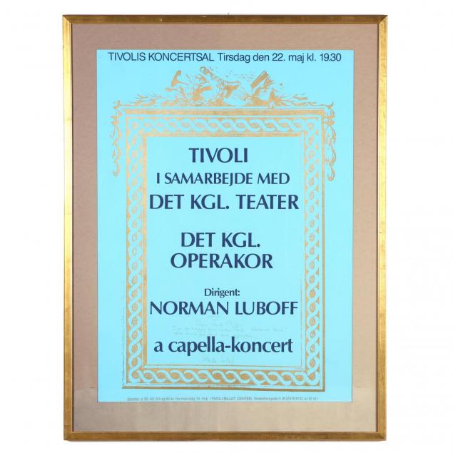 danish-concert-poster-inscribed-by-norman-luboff