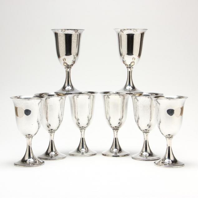 set-of-eight-sterling-silver-goblets-by-preisner