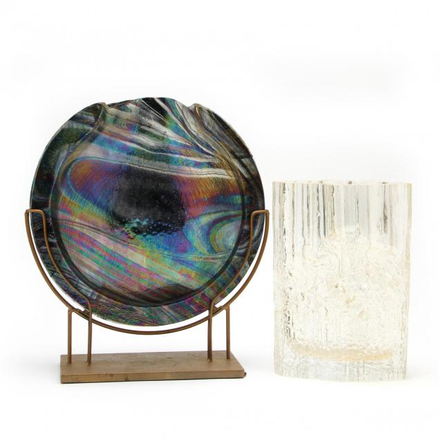 two-modern-art-glass-vases