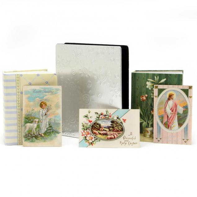 250-vintage-easter-postcards-three-albums