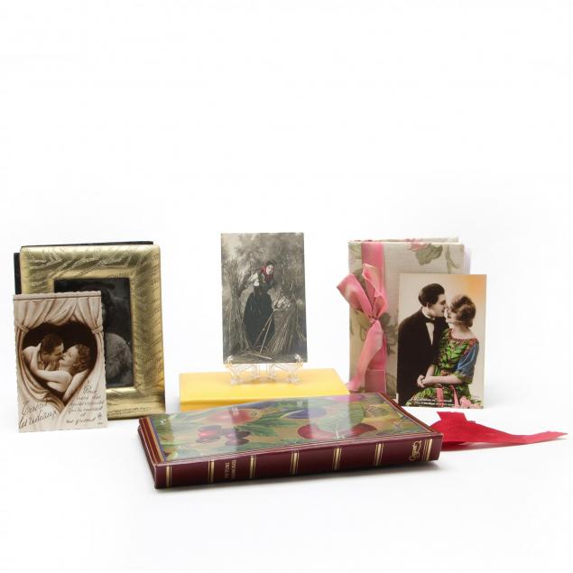 200-vintage-postcards-romantic-couples-and-children-four-albums