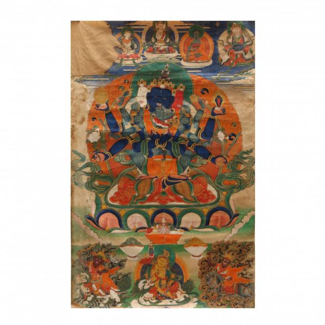 a-tibetan-thangka-of-guhyasamaja