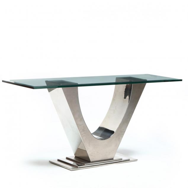 contemporary-steel-console-table