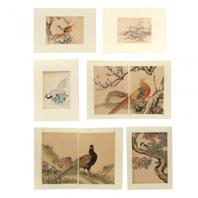group-of-japanese-woodblock-prints-that-include-imao-keinen-1845-1924