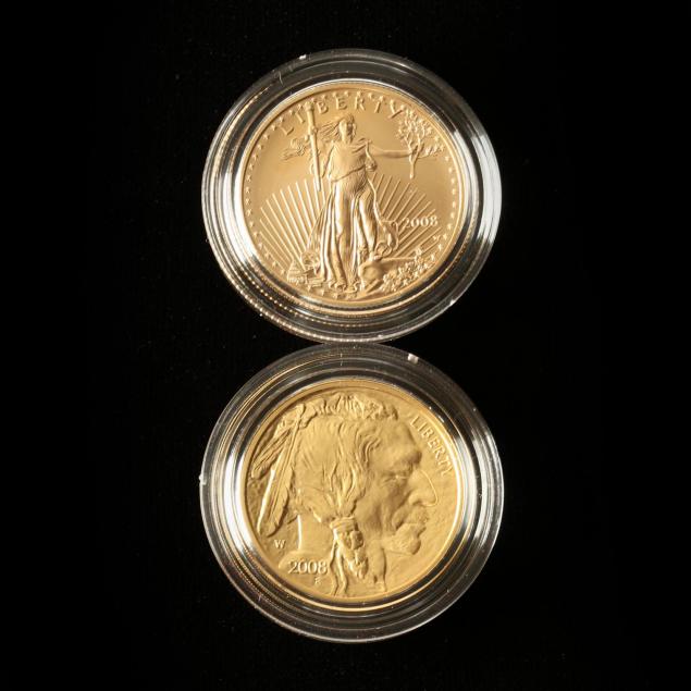 u-s-mint-8-8-08-double-prosperity-set-of-two-half-ounce-gold-bullion-coins