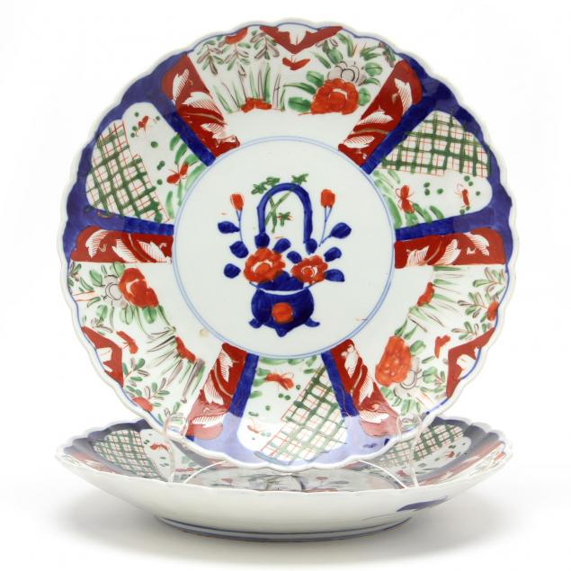 two-large-japanese-imari-dinner-plates