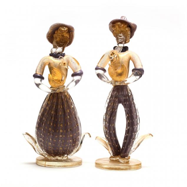 pair-of-vintage-murano-figures