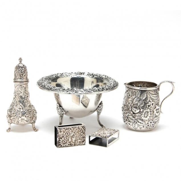 five-s-kirk-son-repousse-sterling-silver-table-accessories