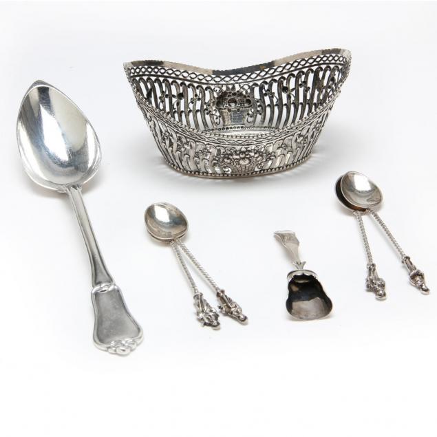 seven-pieces-of-continental-silver