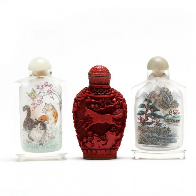 three-chinese-snuff-bottles