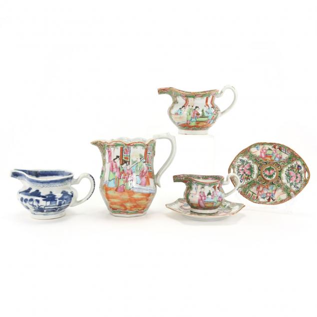 group-of-asian-porcelains