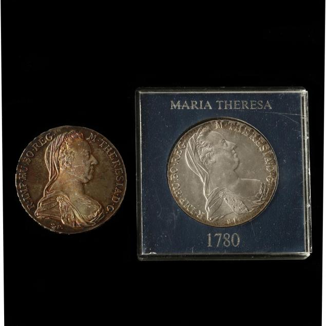 austria-two-maria-theresa-1780-silver-thaler-restrikes