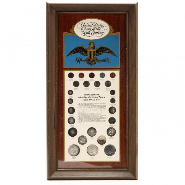 eight-promotional-wooden-frames-of-numismatic-material