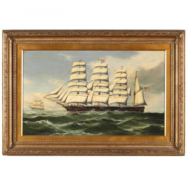 an-antique-american-school-maritime-painting