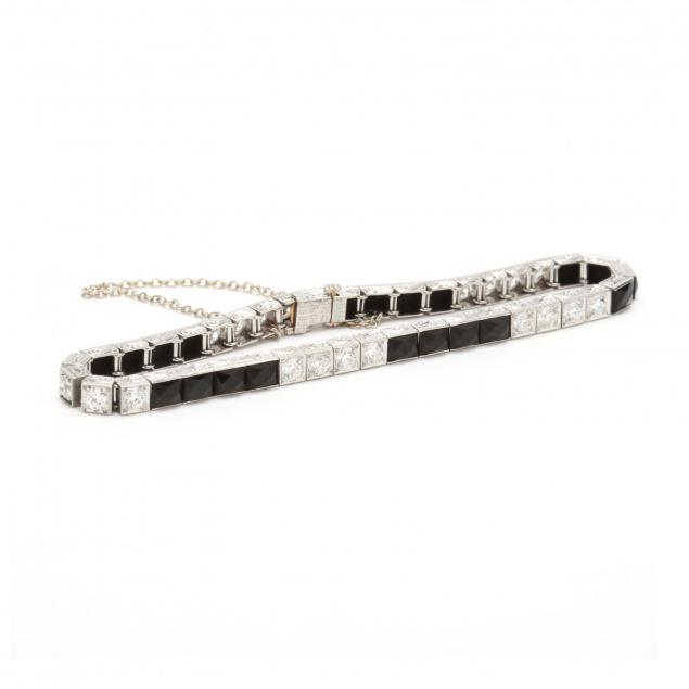 art-deco-platinum-diamond-and-obsidian-bracelet-j-e-caldwell-co