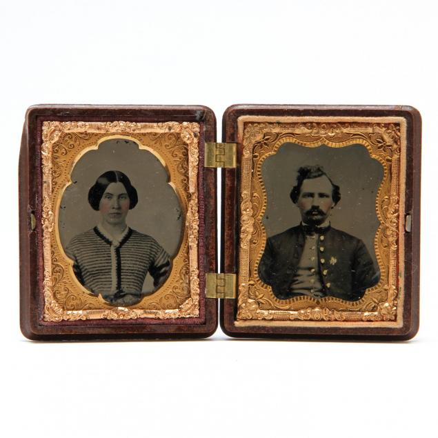 ninth-plate-tintype-of-a-union-soldier-wearing-a-2nd-corps-badge