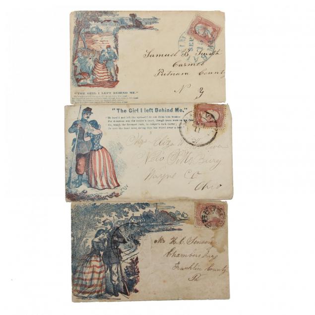 three-postally-used-union-covers-featuring-a-soldier-s-farewell-motif