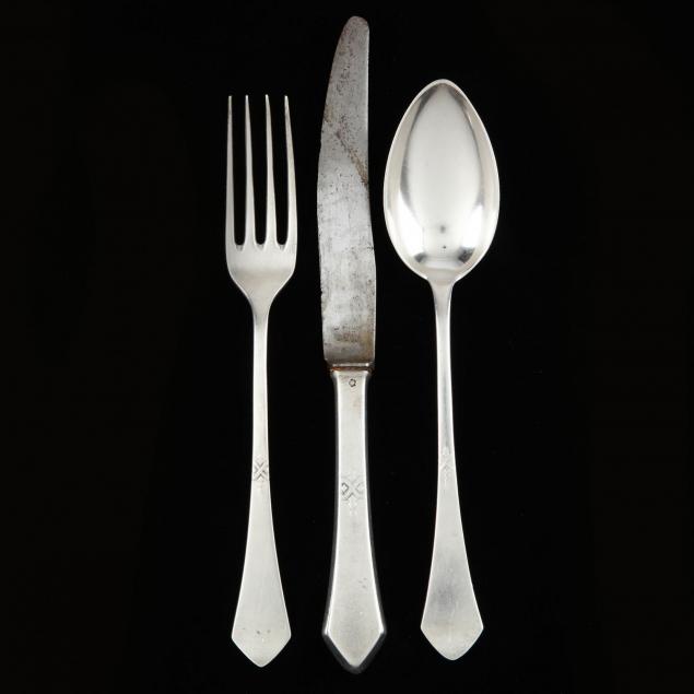 an-antique-austria-hungary-silver-flatware-service