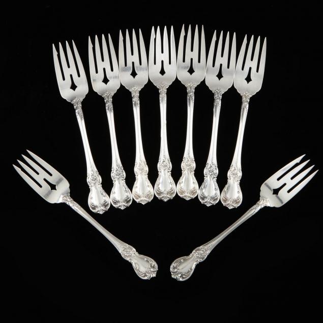 nine-towle-old-master-sterling-silver-salad-forks