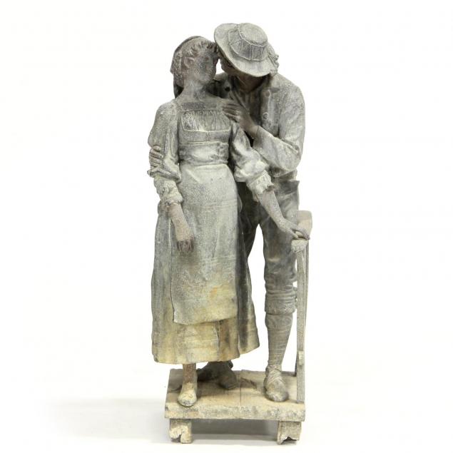 antique-spelter-figure-of-a-courting-couple
