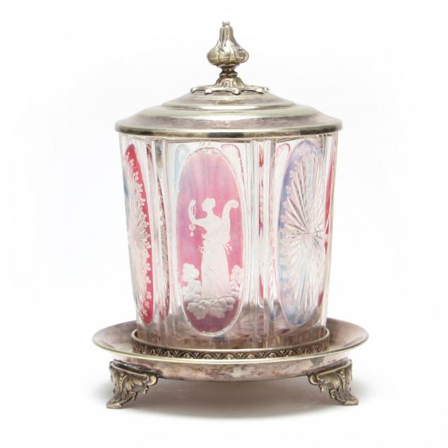 german-silverplate-and-cut-glass-biscuit-jar