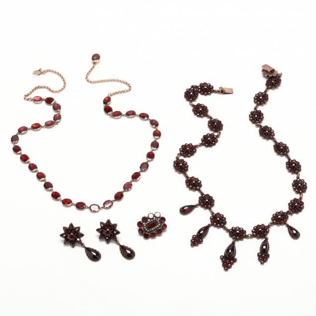 victorian-gold-filled-bohemian-garnet-collection