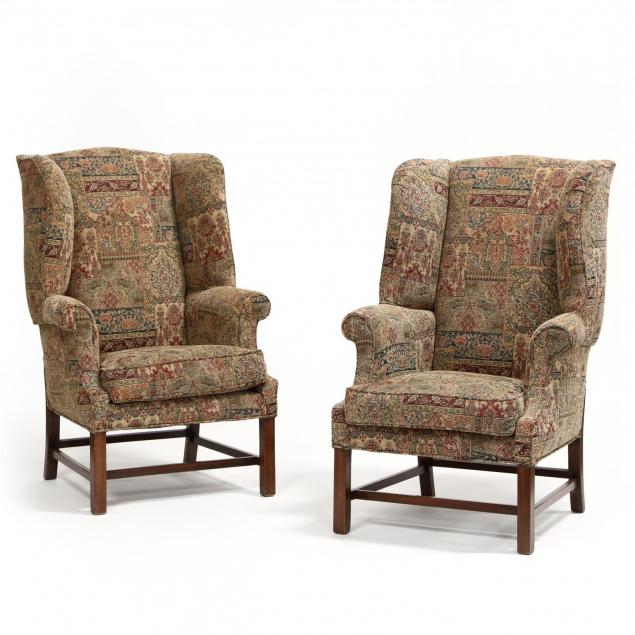 pair-of-chippendale-style-wing-back-chairs