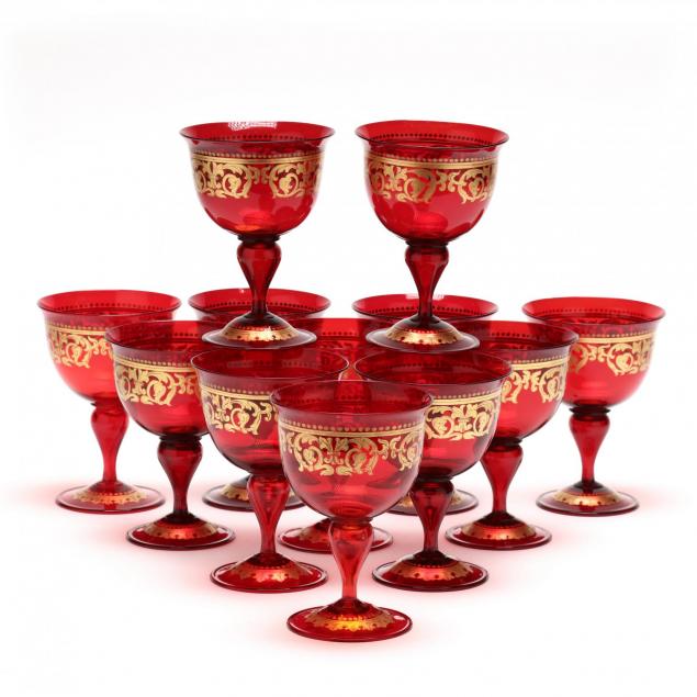 twelve-venetian-glass-goblets
