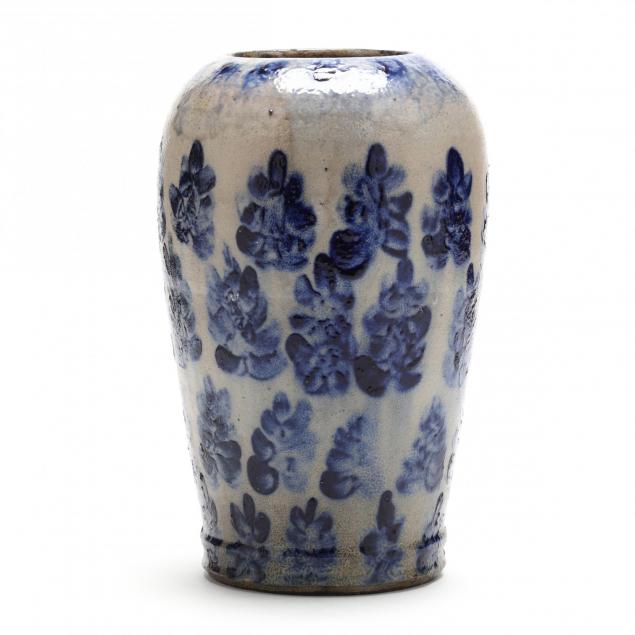 nc-pottery-a-rare-decorated-log-cabin-vase