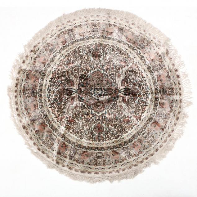 indo-tabriz-circular-rug