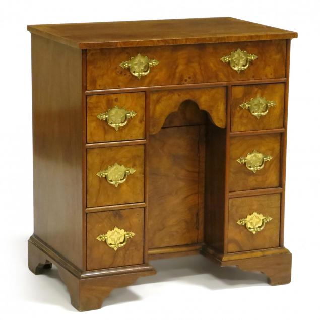 baker-william-and-mary-style-diminutive-kneehole-desk