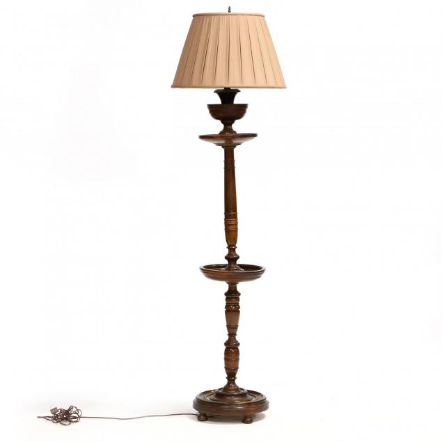 vintage-turned-wood-floor-lamp