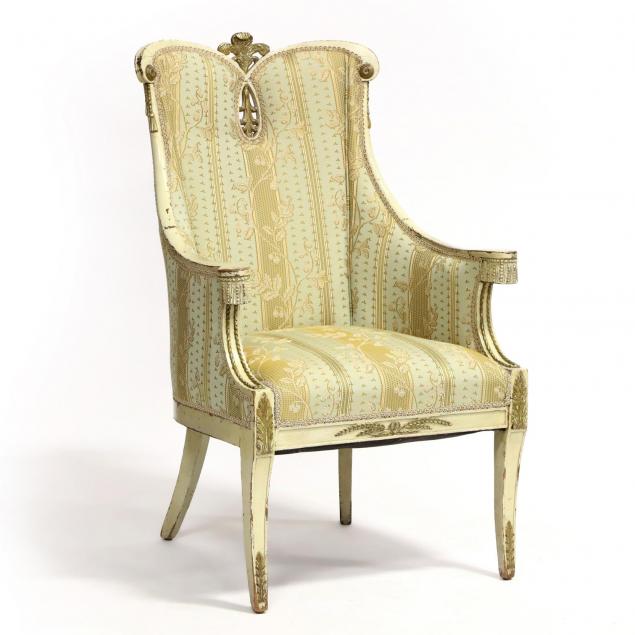 italianate-painted-fireside-chair