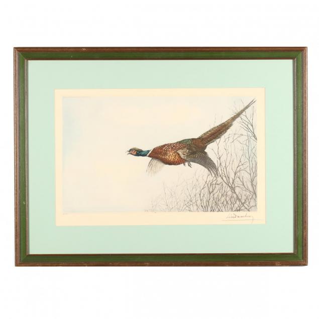 leon-danchin-french-1887-1939-pheasant-in-flight