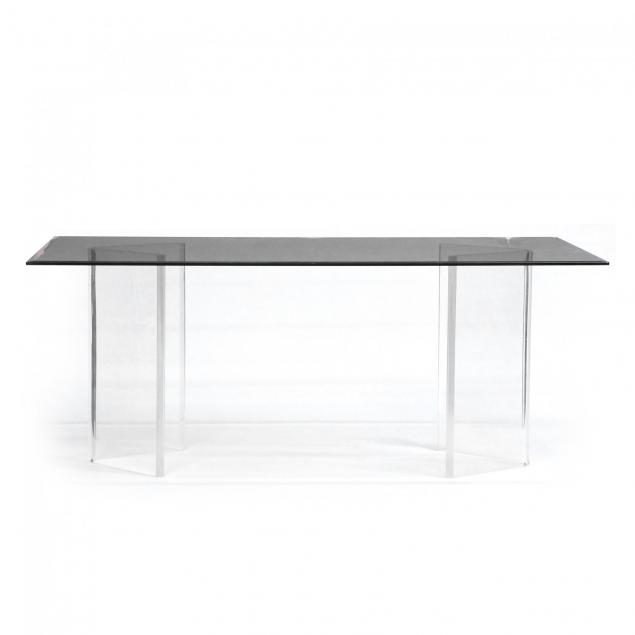 acrylic-and-glass-double-pedestal-dining-table