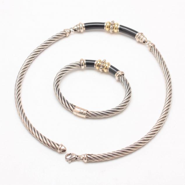 sterling-18kt-gold-and-onyx-suite-italy
