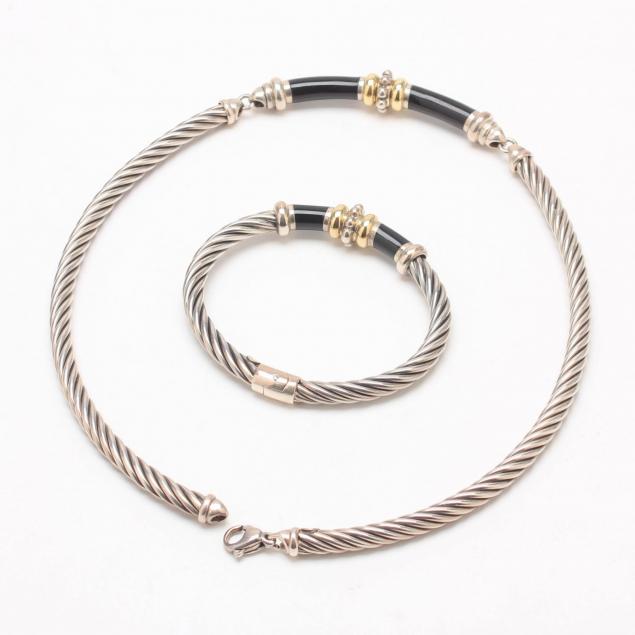 sterling-18kt-gold-and-onyx-suite-italy