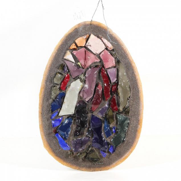mid-century-stained-glass-sculpture